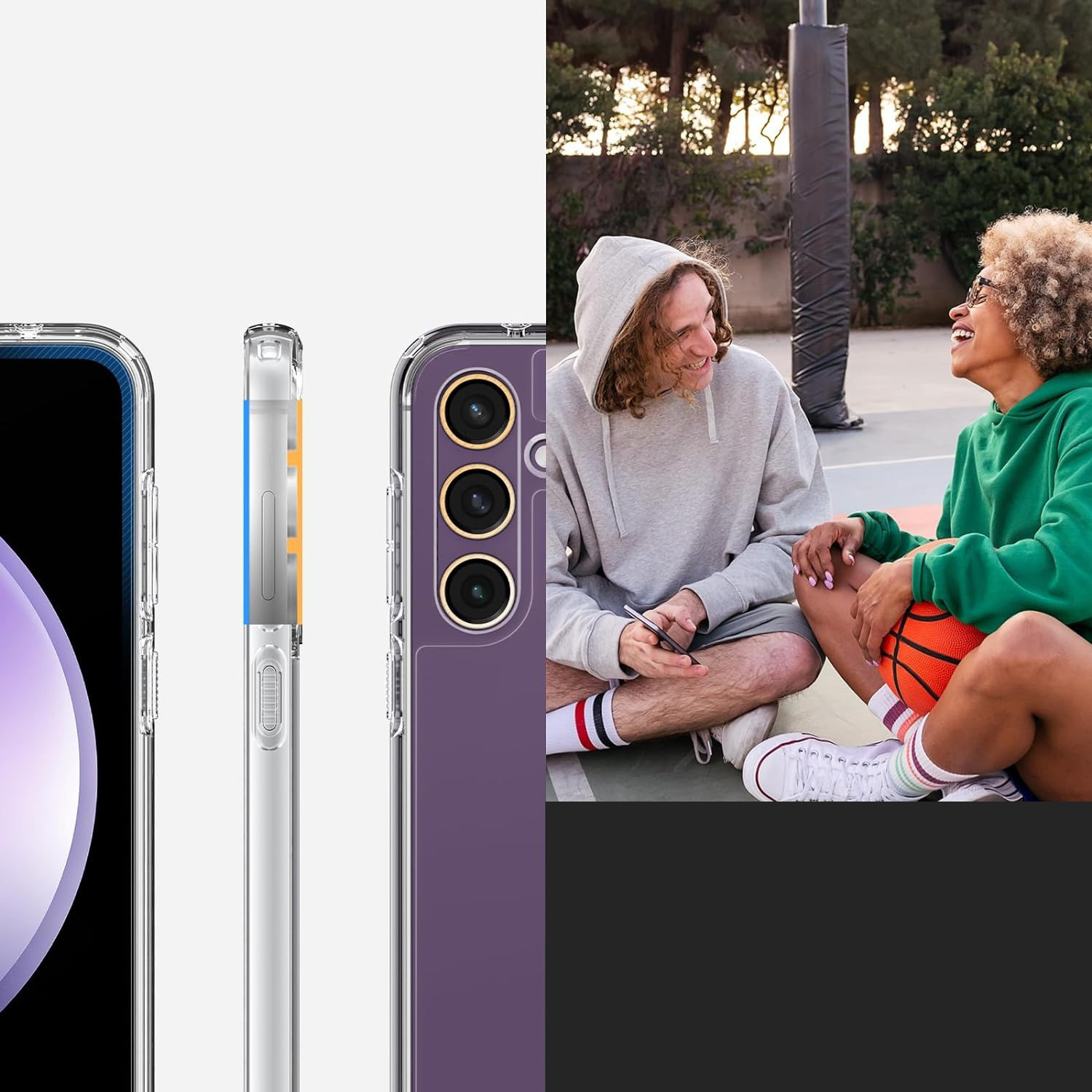 Etui Spigen Ultra Hybrid do Galaxy S23 FE, przezroczyste